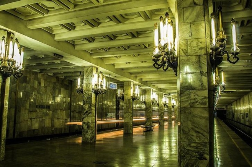 The beauty of the Tashkent metro