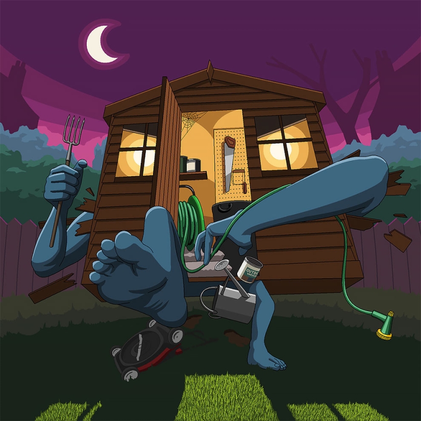 The Brit depicts in Paint any crazy fantasies of subscribers The Brit depicts in Paint any crazy fantasies of subscribers