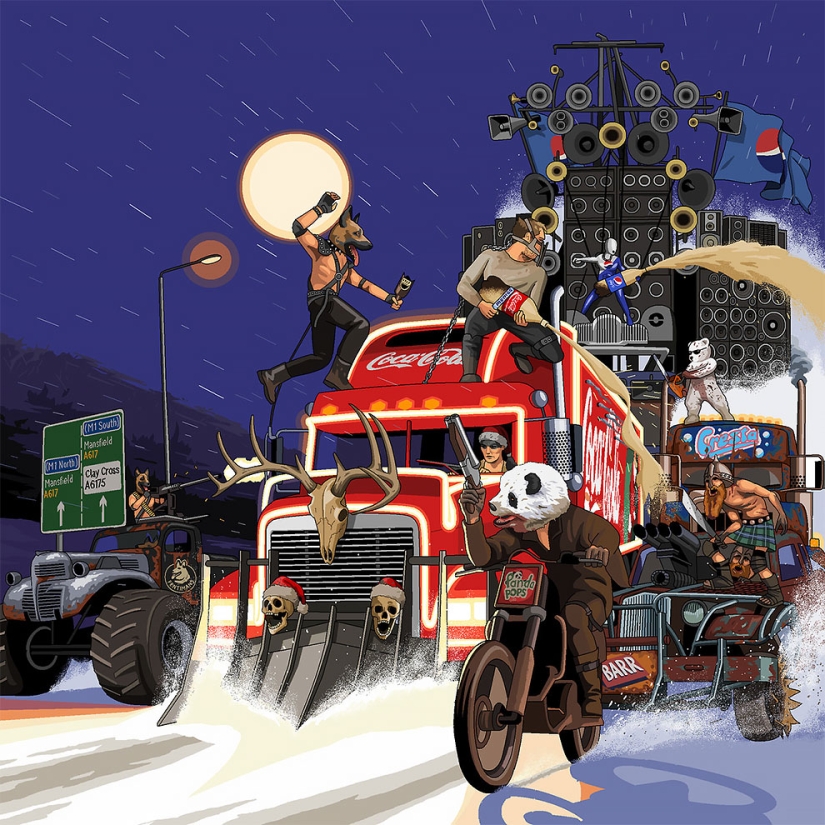 The Brit depicts in Paint any crazy fantasies of subscribers The Brit depicts in Paint any crazy fantasies of subscribers