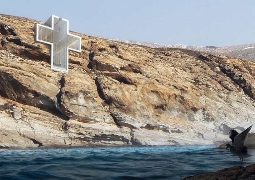 The chapel in the cliff above the cliff is the perfect place to reflect on the eternal The chapel in the cliff above the cliff is the perfect place to reflect on the eternal