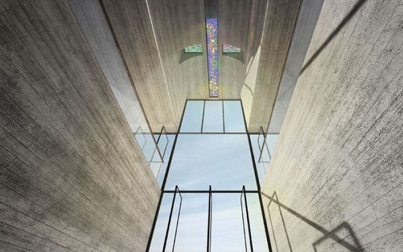 The chapel in the cliff above the cliff is the perfect place to reflect on the eternal The chapel in the cliff above the cliff is the perfect place to reflect on the eternal