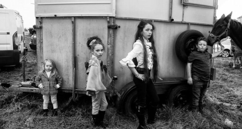 The children of Irish Gypsies who grew up too early