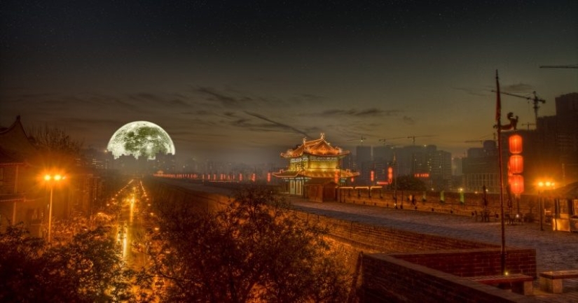 The Chinese plan to copy the moon to illuminate night cities