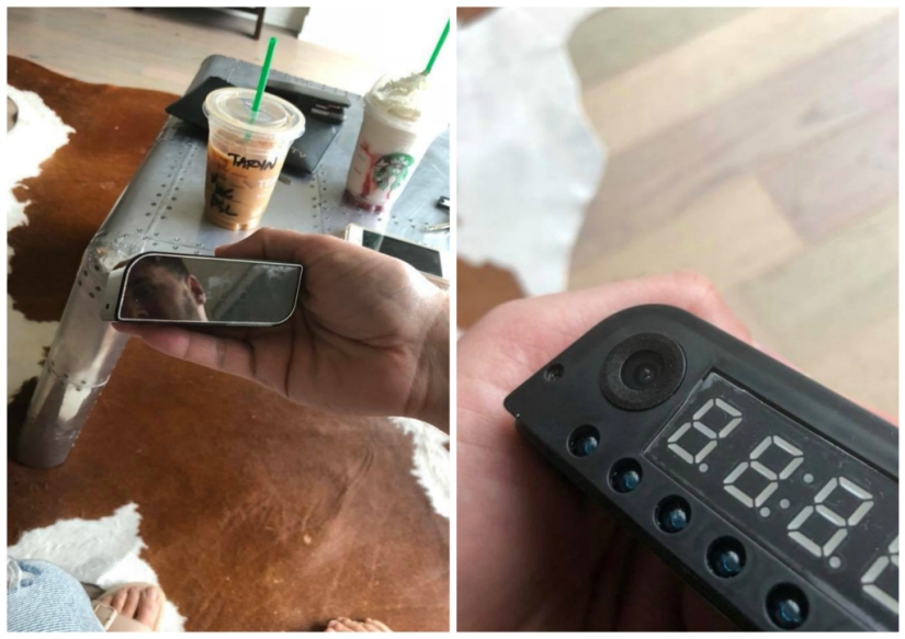 The couple rented a popular apartment on Airbnb and found that the tenants were being watched