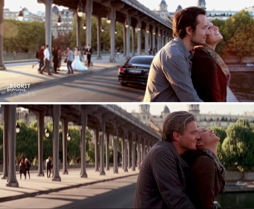The couple travels around the world and recreates scenes from films in the filming locations The couple travels around the world and recreates scenes from films in the filming locations