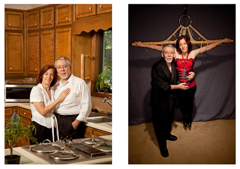 The double life of BDSM fans in the photo project "Day and Night" The double life of BDSM fans in the photo project "Day and Night"