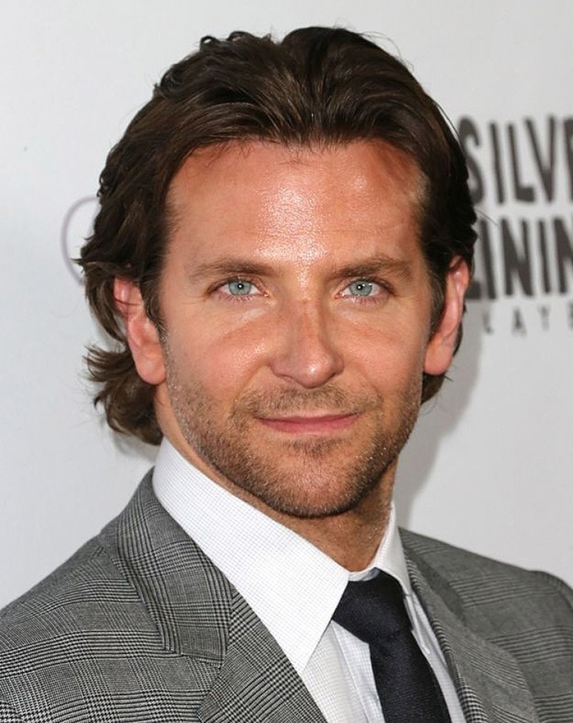 The face of the ideal man, made up of parts of the faces of famous Hollywood beauties The face of the ideal man, made up of parts of the faces of famous Hollywood beauties