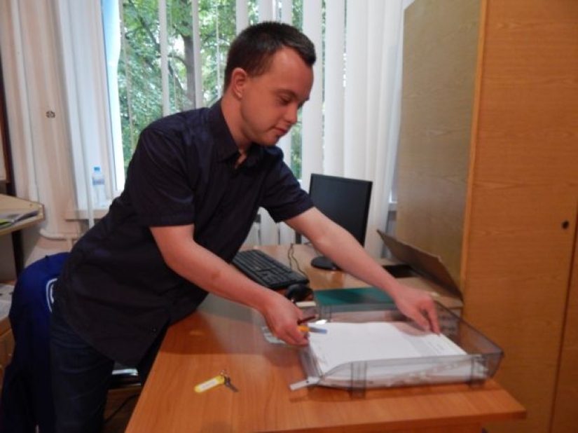 The first Ukrainian university graduate with Down syndrome got a job The first Ukrainian university graduate with Down syndrome got a job