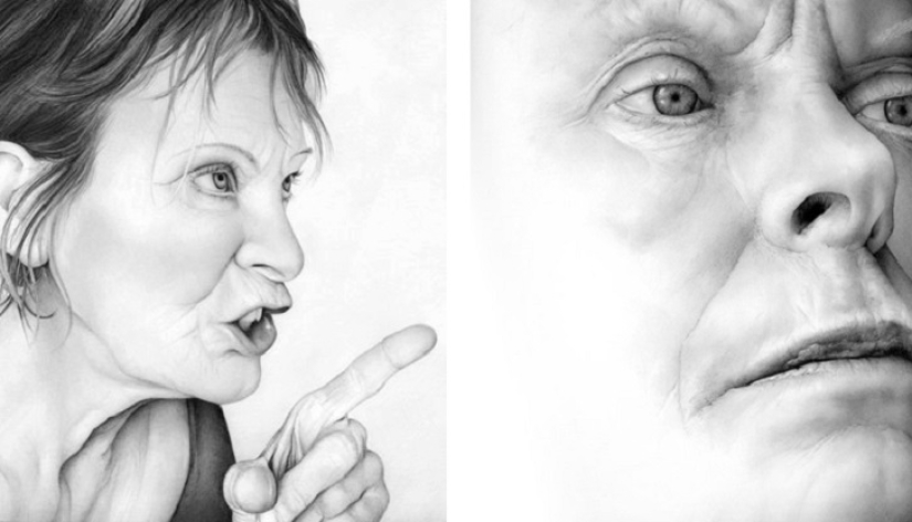 The Flesh Project: los dibujos realistas de Kat Riley exploran el tema del cuerpo y el tacto