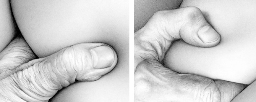 The Flesh Project: los dibujos realistas de Kat Riley exploran el tema del cuerpo y el tacto