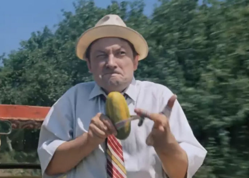 The German was shown the Soviet film "The Caucasian Captive", and here are his comments