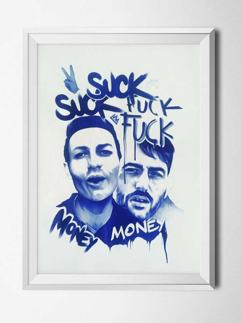 The guy draws with a simple ballpoint pen, and it turns out almost a photo The guy draws with a simple ballpoint pen, and it turns out almost a photo