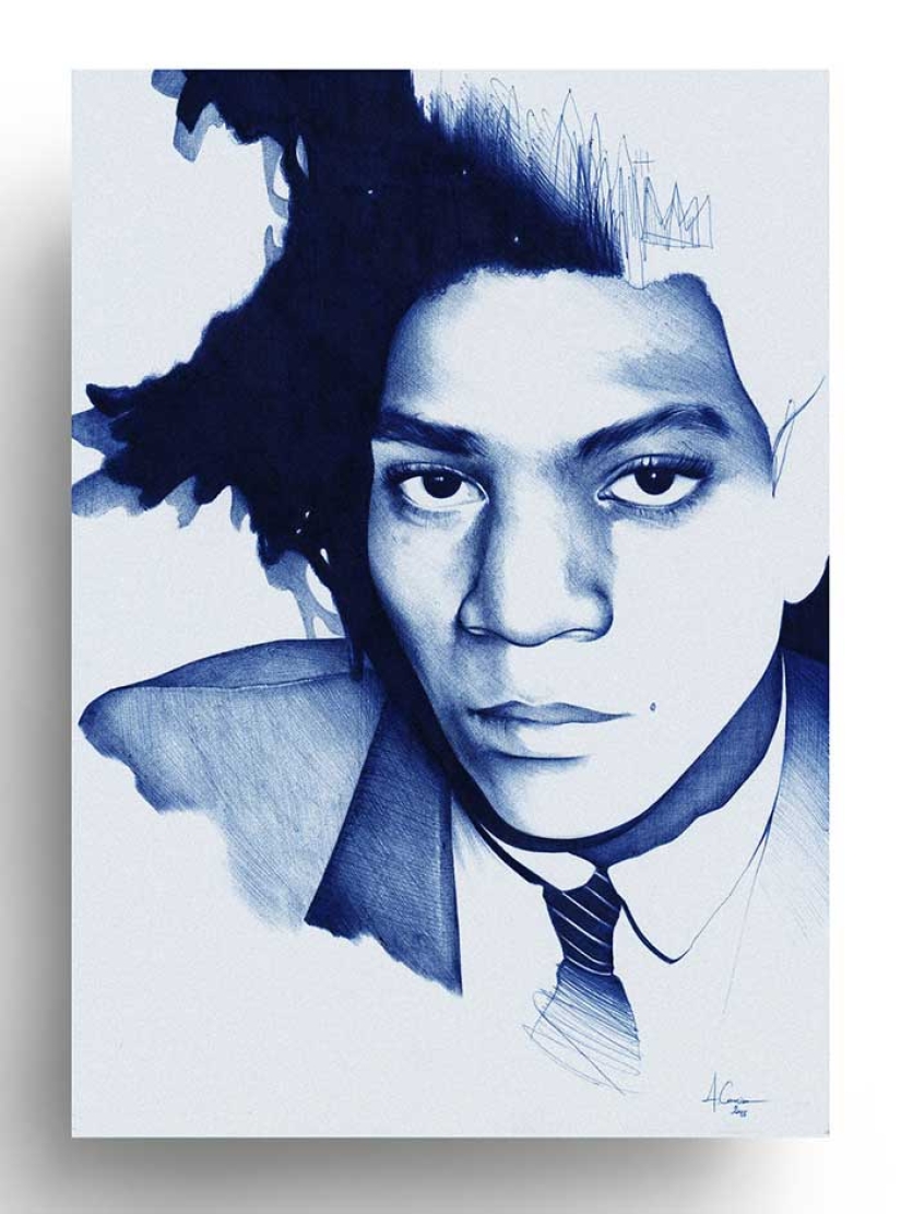 The guy draws with a simple ballpoint pen, and it turns out almost a photo The guy draws with a simple ballpoint pen, and it turns out almost a photo