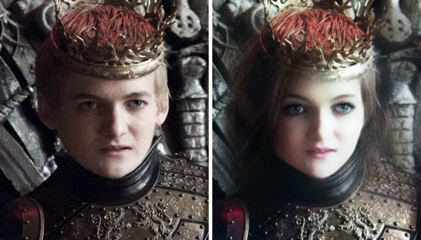 The heroes of "Game of Thrones" changed their gender using Snapchat The heroes of "Game of Thrones" changed their gender using Snapchat