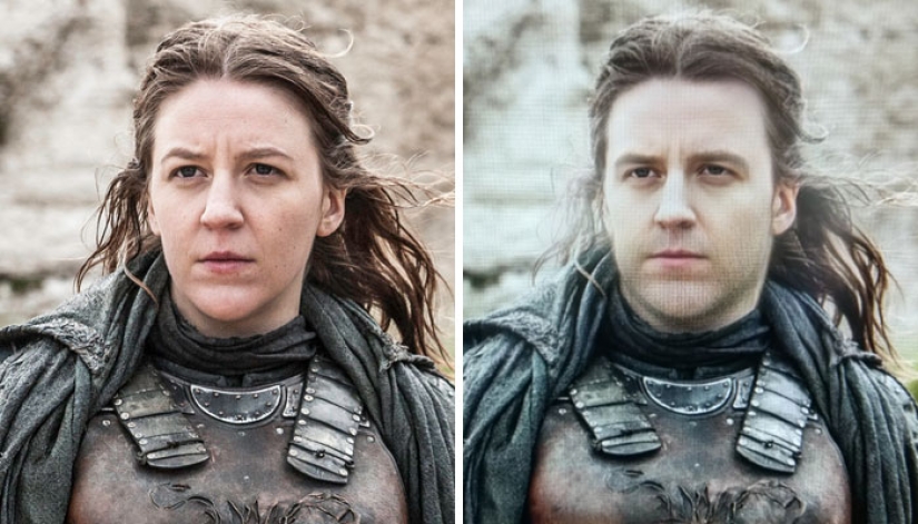 The heroes of "Game of Thrones" changed their gender using Snapchat The heroes of "Game of Thrones" changed their gender using Snapchat