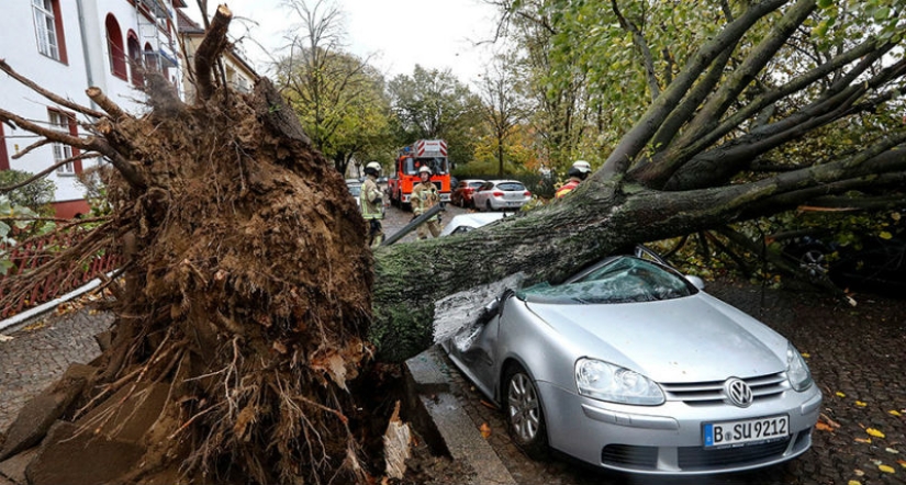 The hurricane "Gervart" that swept through Europe claimed the lives of six people