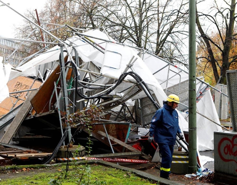 The hurricane "Gervart" that swept through Europe claimed the lives of six people