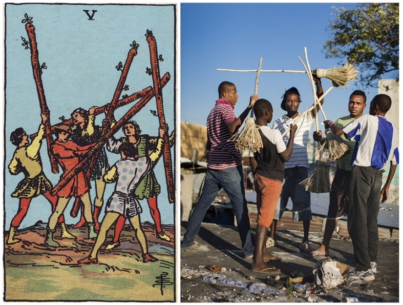 The inhabitants of Haiti have brought to life the mysterious Tarot cards The inhabitants of Haiti have brought to life the mysterious Tarot cards