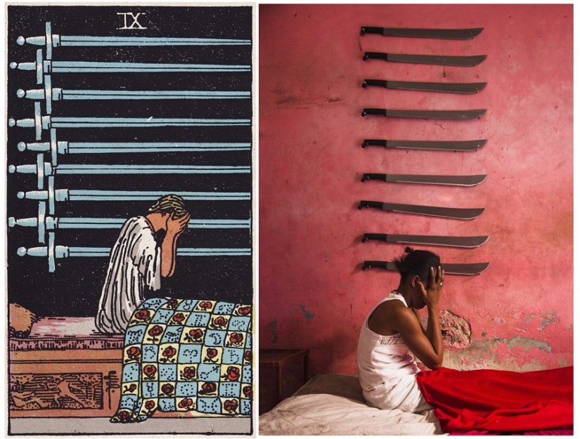 The inhabitants of Haiti have brought to life the mysterious Tarot cards The inhabitants of Haiti have brought to life the mysterious Tarot cards