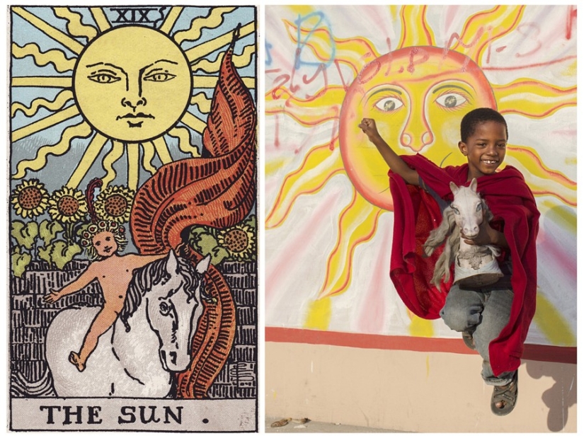 The inhabitants of Haiti have brought to life the mysterious Tarot cards The inhabitants of Haiti have brought to life the mysterious Tarot cards