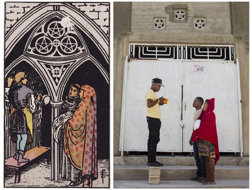The inhabitants of Haiti have brought to life the mysterious Tarot cards The inhabitants of Haiti have brought to life the mysterious Tarot cards