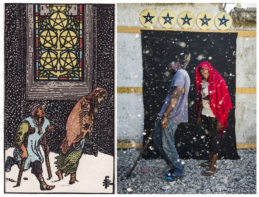 The inhabitants of Haiti have brought to life the mysterious Tarot cards The inhabitants of Haiti have brought to life the mysterious Tarot cards