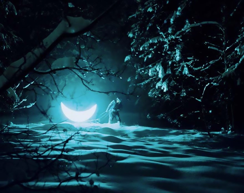 The journey of a Russian and his Private moon around the world