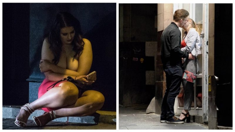 The latest romantics: love, youth and alcohol on the streets of the UK on Valentine's Day