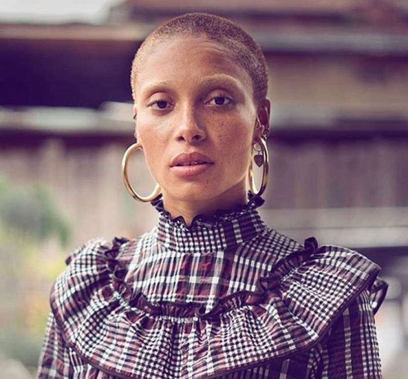 The model of the year was Adva Aboa, a shaved black feminist The model of the year was Adva Aboa, a shaved black feminist