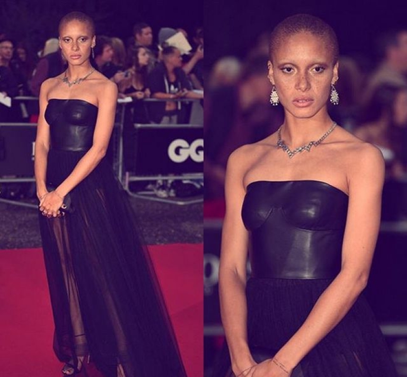 The model of the year was Adva Aboa, a shaved black feminist The model of the year was Adva Aboa, a shaved black feminist