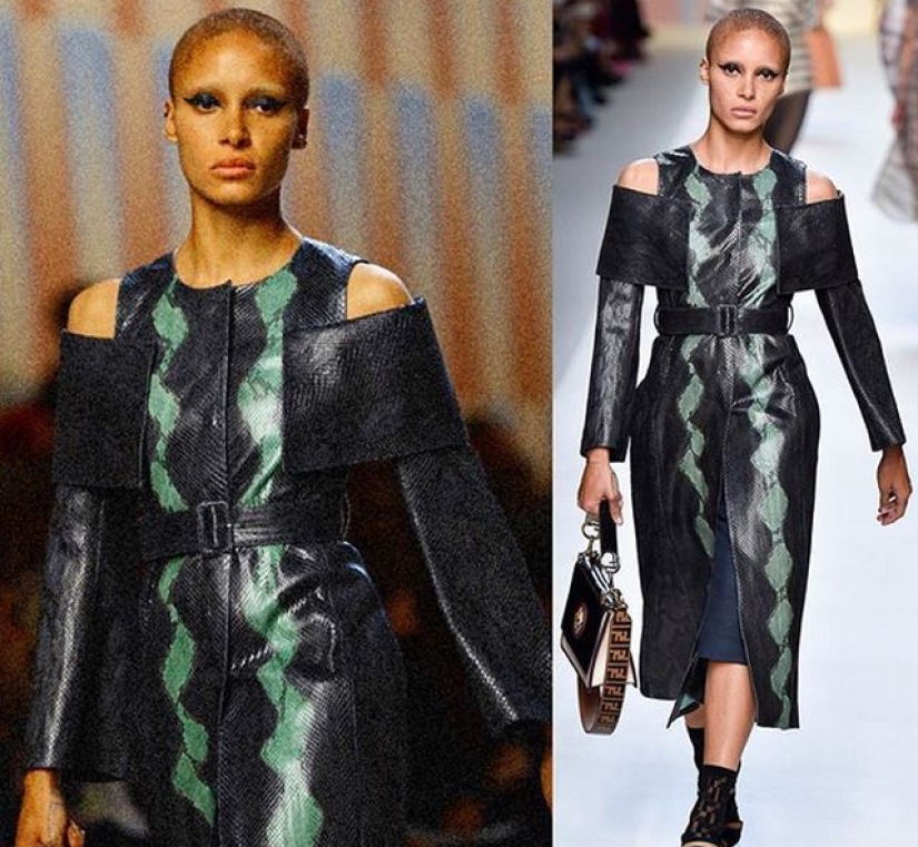 The model of the year was Adva Aboa, a shaved black feminist The model of the year was Adva Aboa, a shaved black feminist