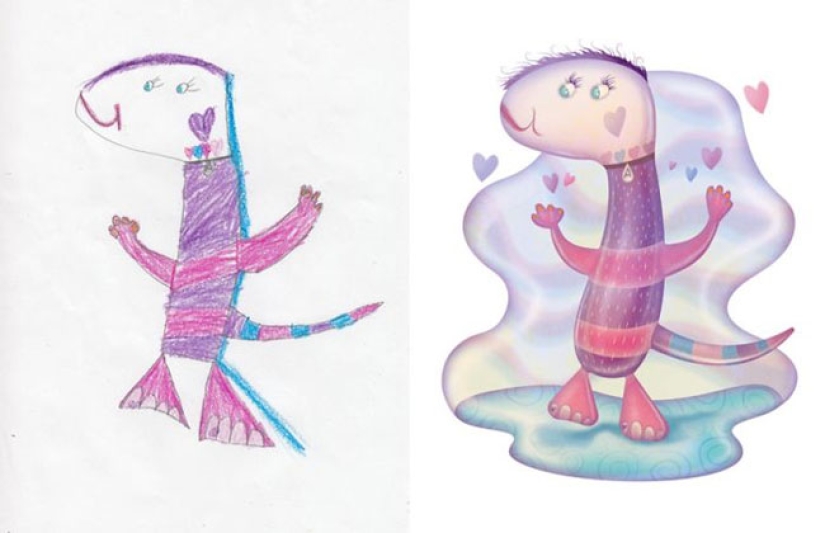 The Monsters project: artists create fantastic worlds based on children's drawings