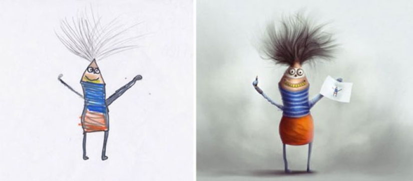 The Monsters project: artists create fantastic worlds based on children's drawings
