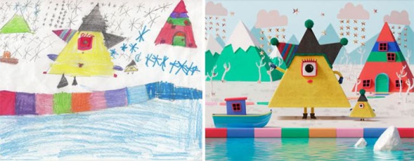 The Monsters project: artists create fantastic worlds based on children's drawings