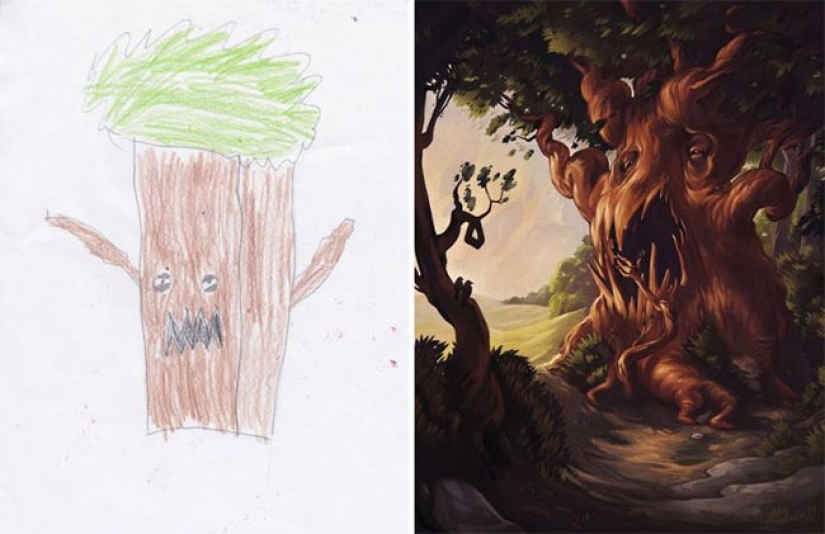 The Monsters project: artists create fantastic worlds based on children's drawings
