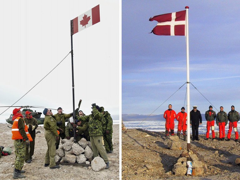 The most intelligent war in history: Canada and Denmark fight for Hans Island, drinking schnapps and whiskey The most intelligent war in history: Canada and Denmark fight for Hans Island, drinking schnapps and whiskey