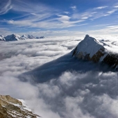 The mountaineer father became the author of a picture for a Hollywood movie poster