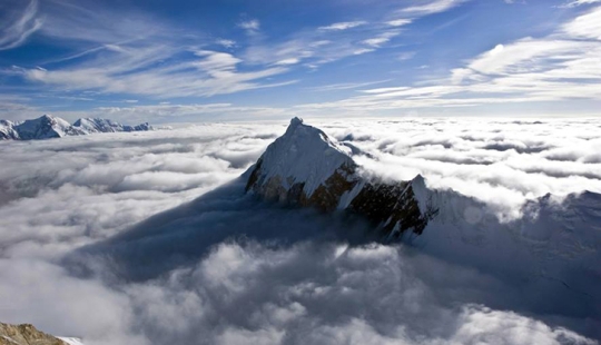 The mountaineer father became the author of a picture for a Hollywood movie poster
