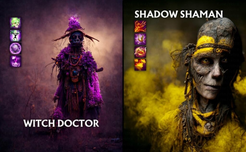 The neural network has created realistic and creepy portraits of Dota 2 characters