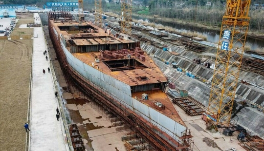 The new Chinese-made Titanic will be launched in 3 years