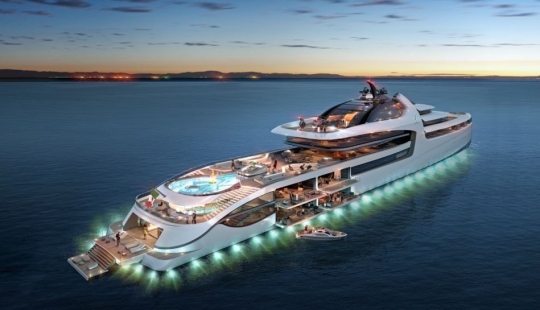 The new Italian super-yacht is a real floating palace The new Italian super-yacht is a real floating palace