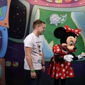 The newlyweds organized a Disney-style wedding. It took several years to prepare The newlyweds organized a Disney-style wedding. It took several years to prepare
