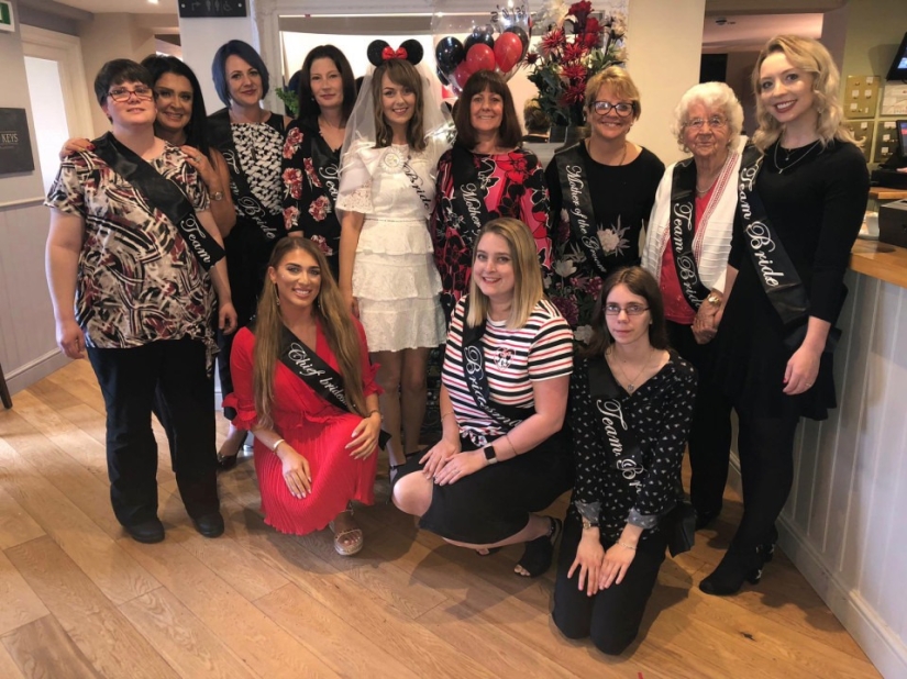 The newlyweds organized a Disney-style wedding. It took several years to prepare