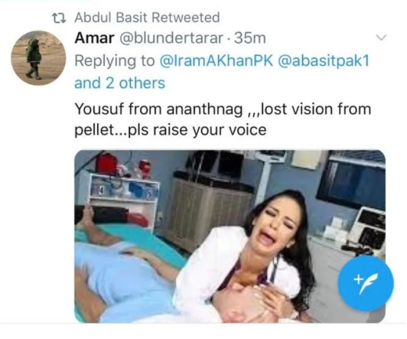 The Pakistani ambassador deprived the "Bald from Brazzers" of sight and became a target for ridicule