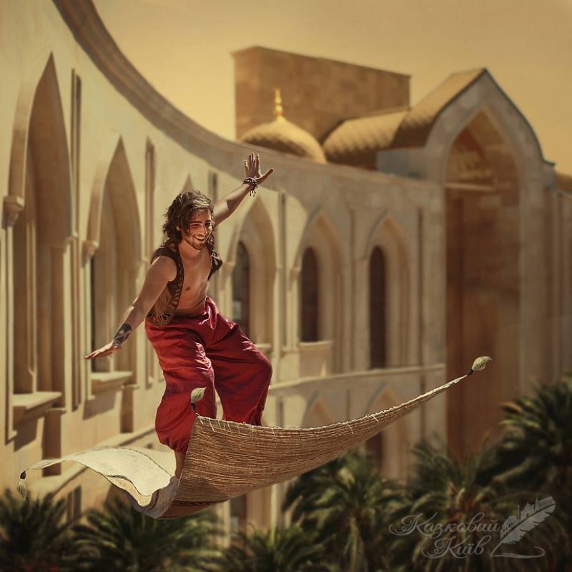 The photographer revived the famous fairy tales