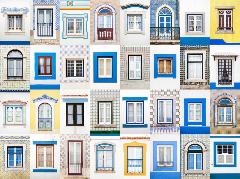 The photographer travels around the world and demonstrates the beauty of doors and windows
