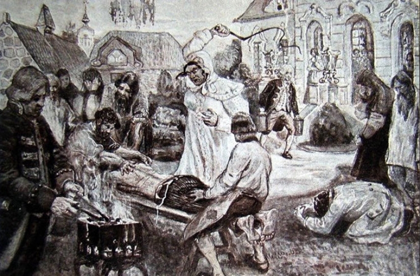 The products of the era: Russian landlords, famous for their special cruelty to serfs