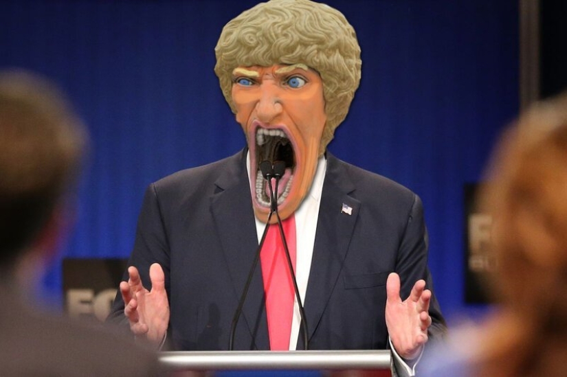 The reason for the meme: a screaming statue in Italy blew up the Internet