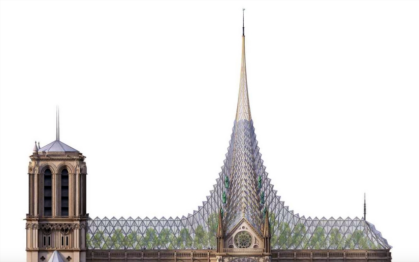 The restoration project of the Cathedral of Notre Dame de Paris is presented