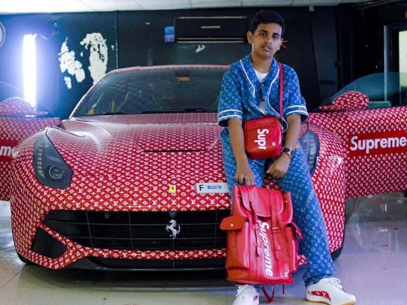 The richest young man in Dubai boasts of a collection of supercars, having collected it before coming of age